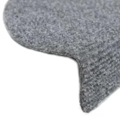 vidaXL - Trapmat - Grijs - Polypropyleen - 65 x 21 x 4 cm - 15 stuks
