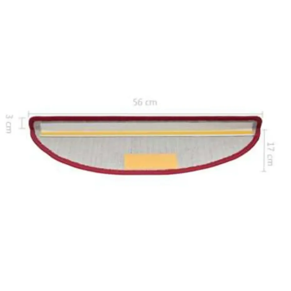 vidaXL - Trapmat - Rood - Polypropyleen