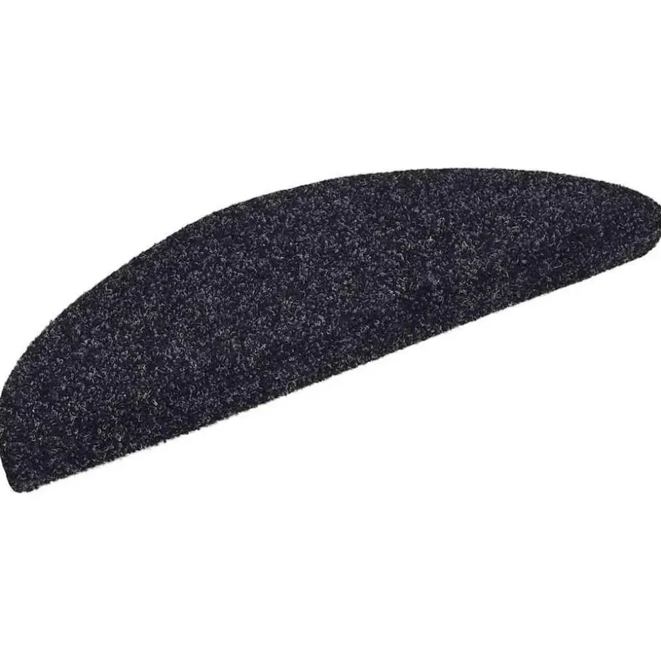 vidaXL - Trapmat - Zwart - Polypropyleen - 56 x 17 x 3 cm - 5 stuks