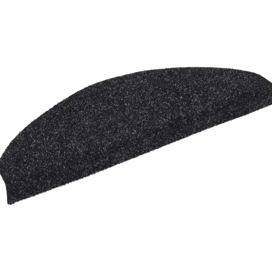 vidaXL - Trapmat - Zwart - Polypropyleen - 65 x 21 x 4 cm - 10 stuks