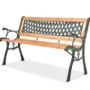 vidaXL - Tuinbank - Bruin - Hout - 122 cm