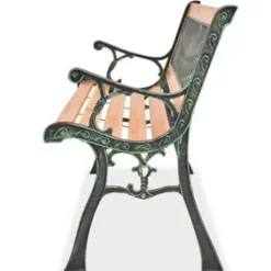 vidaXL - Tuinbank - Bruin - Hout - 122 cm