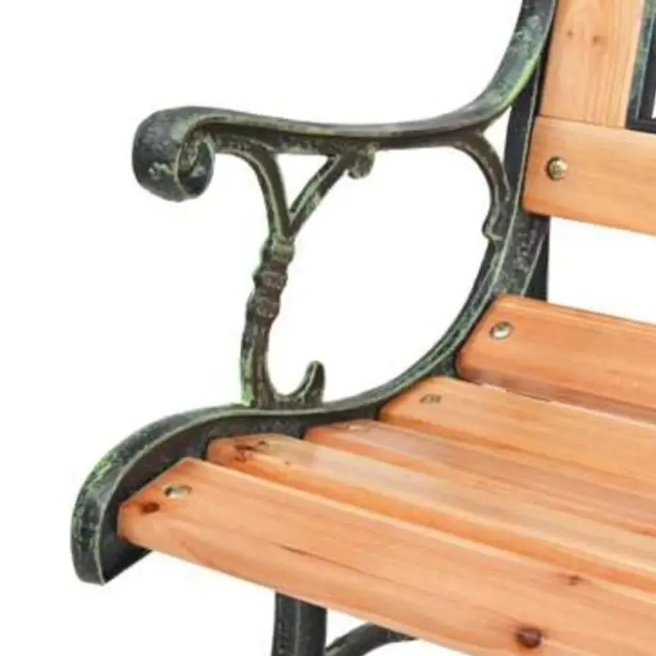 vidaXL - Tuinbank - Bruin - Hout - 122 cm