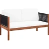vidaXL - Tuinbank - Bruin - Hout