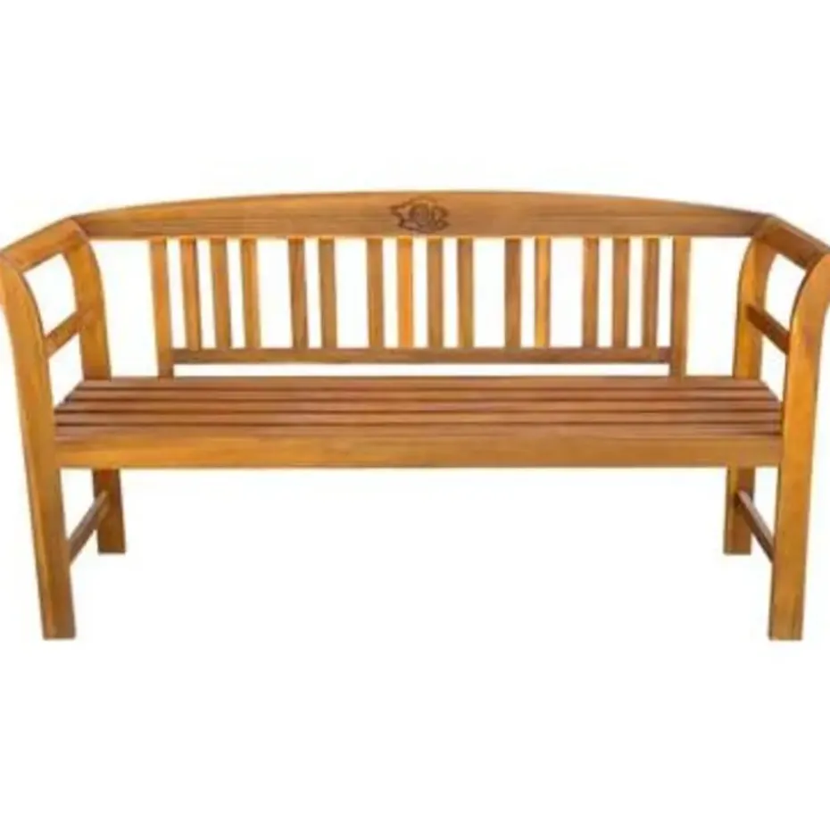 vidaXL - Tuinbank - Bruin - Hout - 157 cm