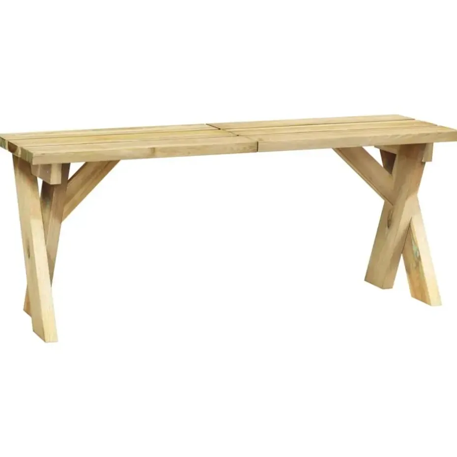 vidaXL - Tuinbank - Grenenhout grenenhout - 110 cm