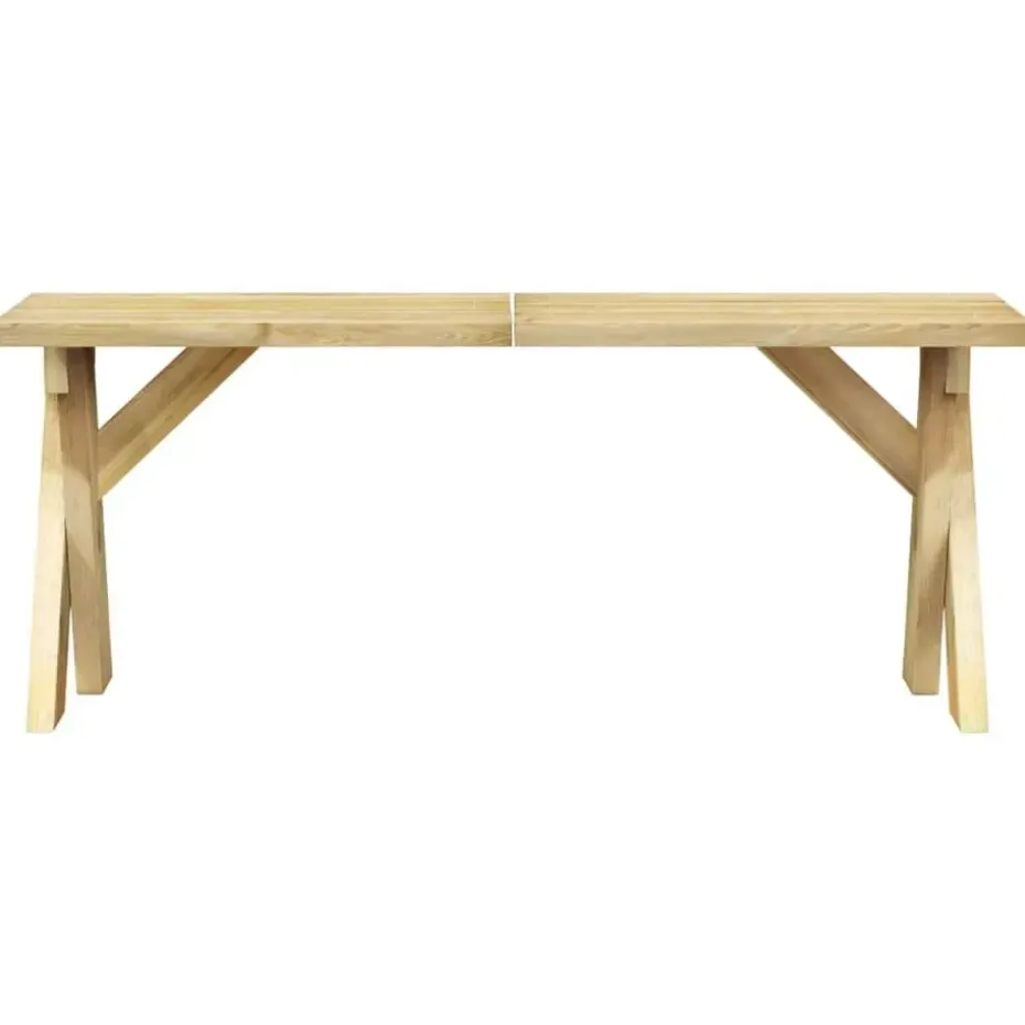 vidaXL - Tuinbank - Grenenhout grenenhout - 110 cm