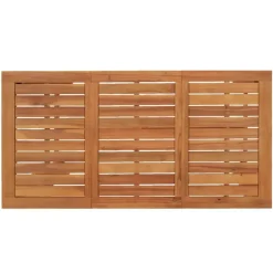 vidaXL - Tuinbartafel - Bruin - Massief acaciahout - 120 x 60 x 105 cm