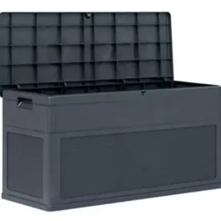 vidaXL - Tuinbox - Antraciet - Kunststof