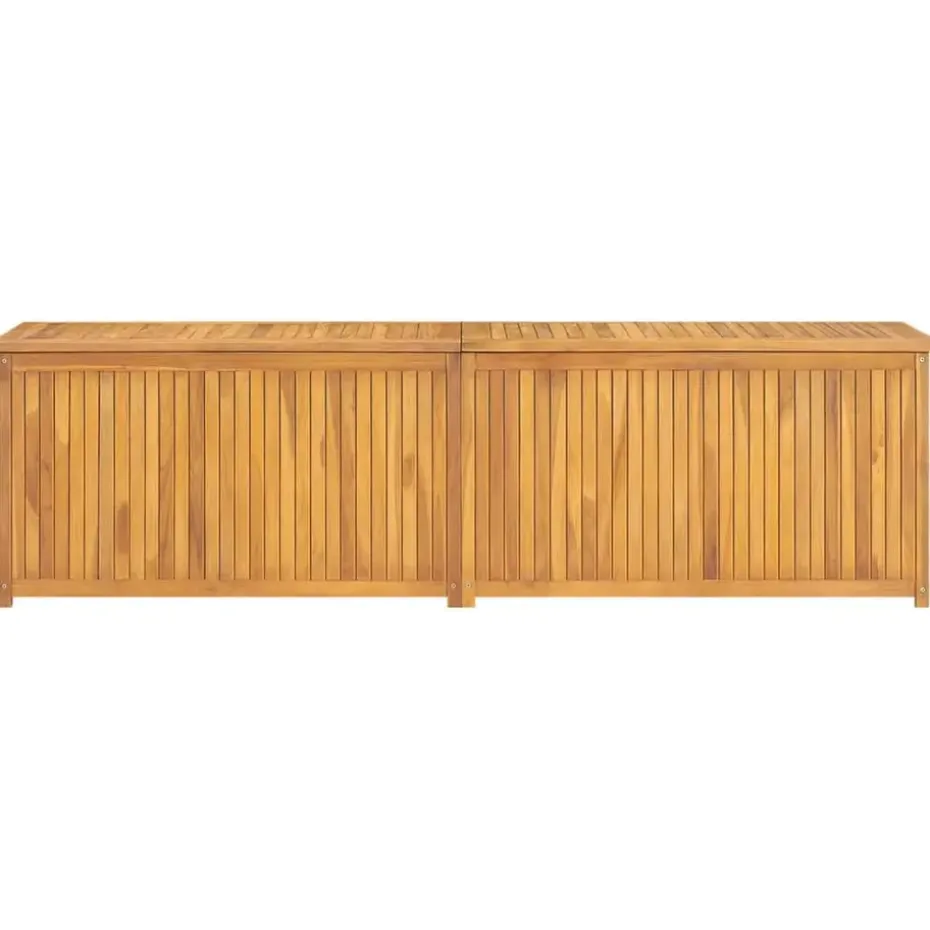 vidaXL - Tuinbox - Bruin - Teakhout - 200 x 50 x 55 cm