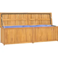vidaXL - Tuinbox - Bruin - Teakhout - 200 x 50 x 55 cm