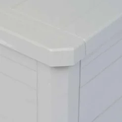 vidaXL - Tuinbox - Grijs - Kunststof