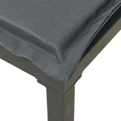 vidaXL - Tuinhoekstoelen - Zwart en grijs - Poly rattan - 2 stuks - Met kussens