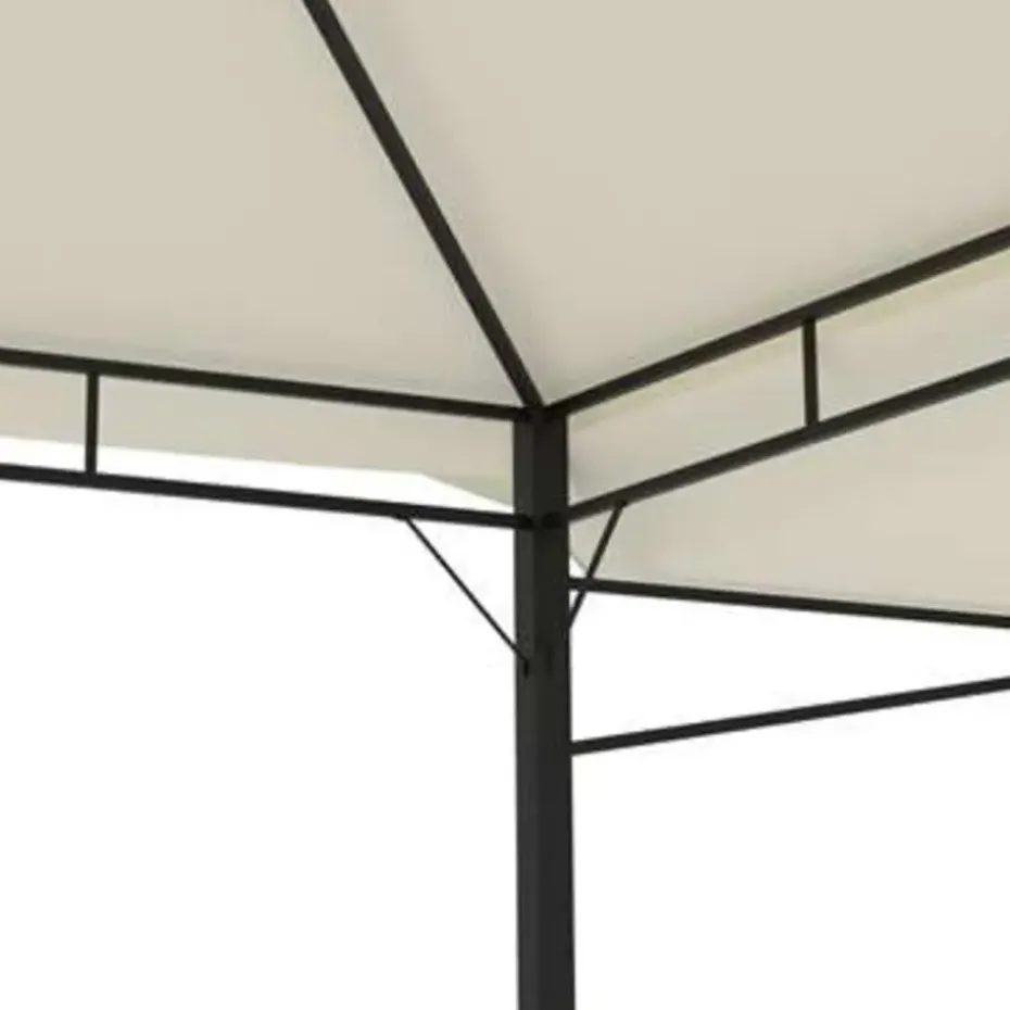 vidaXL - Tuinhuisje - Crème - Stof