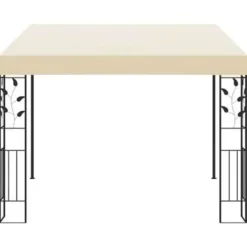 vidaXL - Tuinhuisje - Crème - Stof - 3 x 3 x 2.5 m