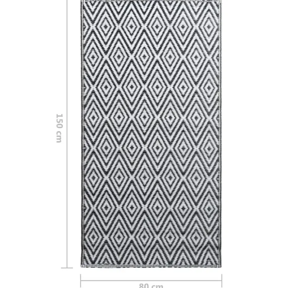 vidaXL - Tuinkleed - Wit - Polyetheen - 80 x 150 cm