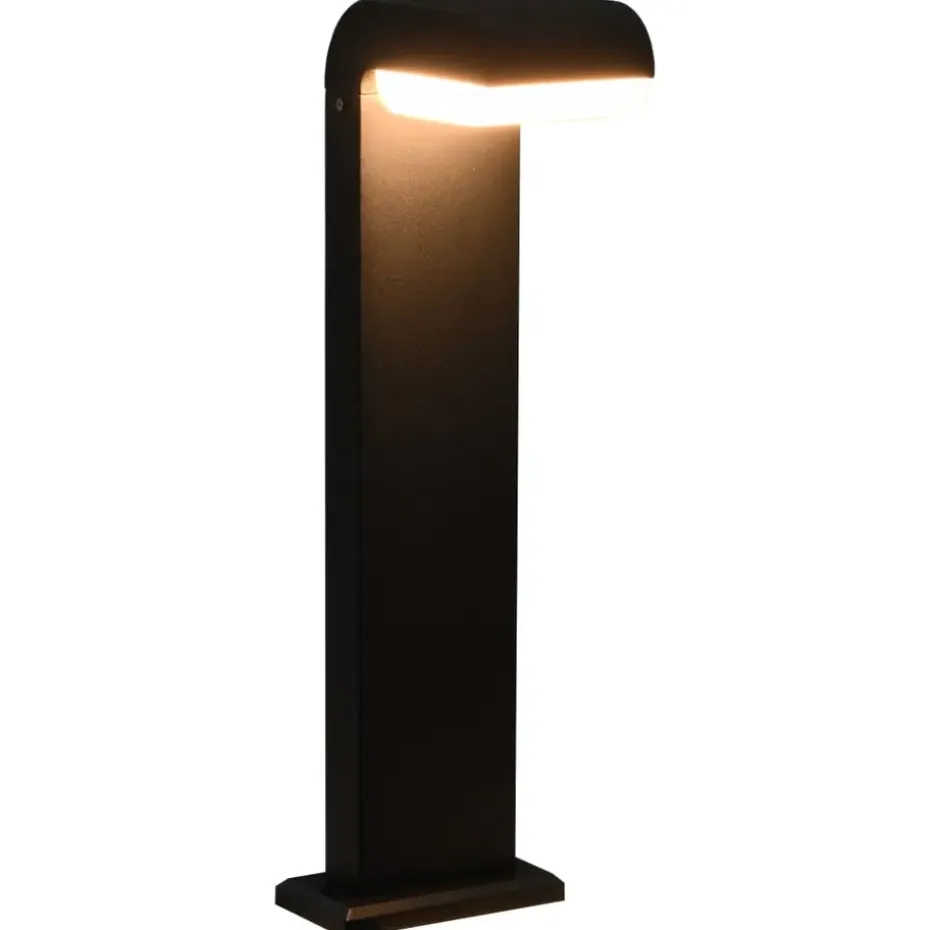 vidaXL - Tuinlamp - Zwart - Aluminium - 16 x 10 x 50 cm