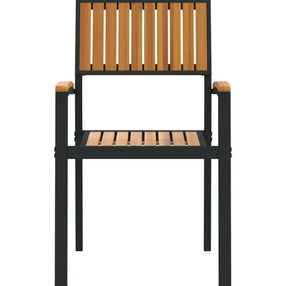 vidaXL - Tuinmeubelen - Bruin - Massief acaciahout - 56 x 57 x 87cm
