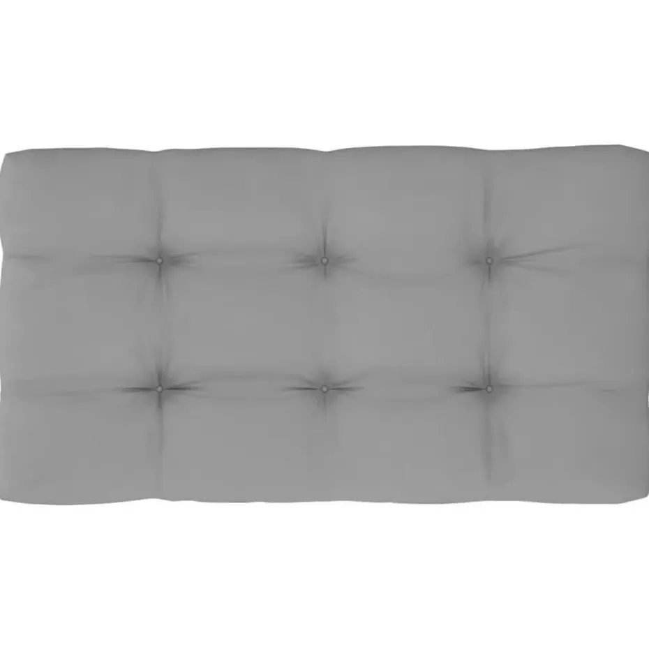 vidaXL - Tuinmiddenbank pallet - Wit - Grenenhout