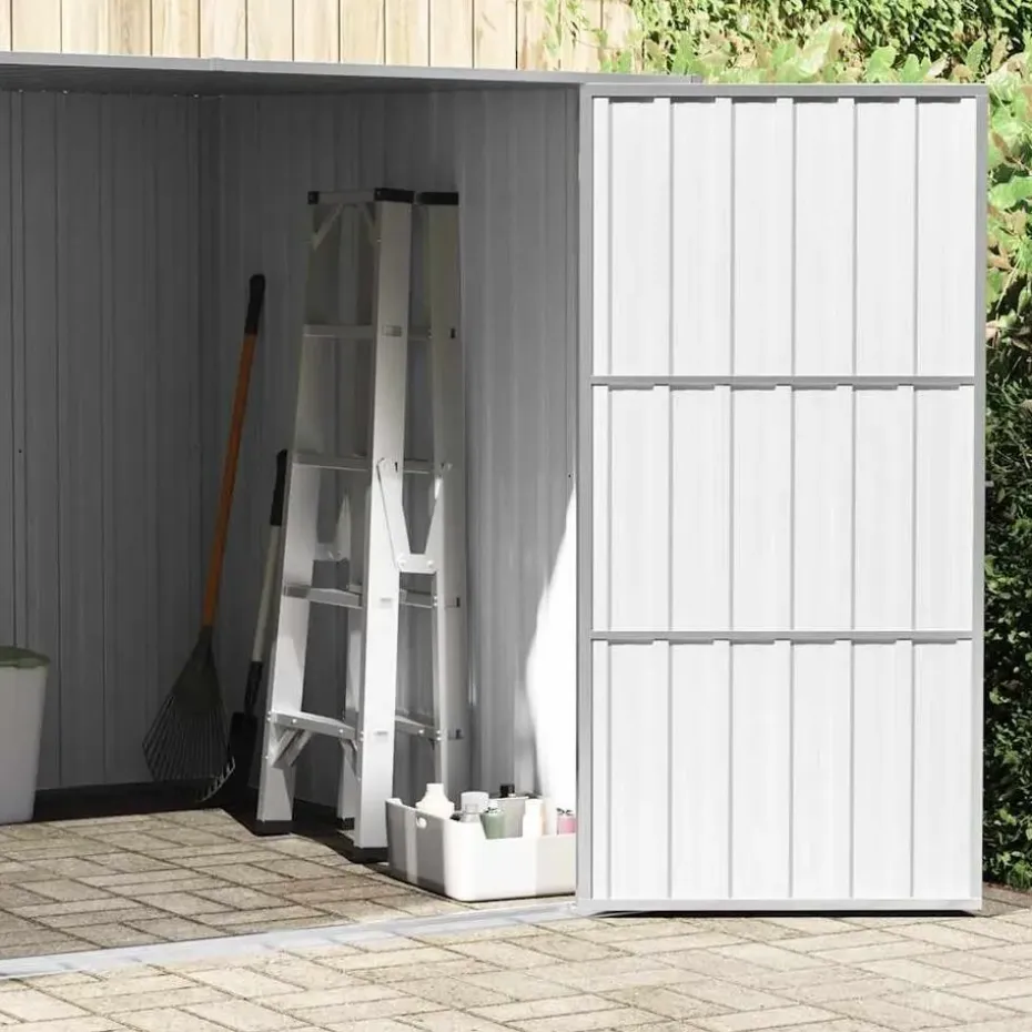 vidaXL - Tuinschuur - Antraciet - Staal