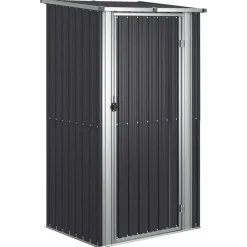 vidaXL - Tuinschuur - Antraciet - Staal