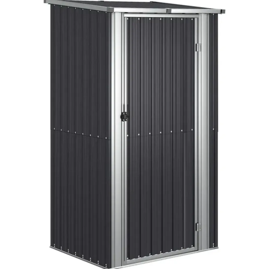 vidaXL - Tuinschuur - Antraciet - Staal