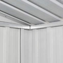 vidaXL - Tuinschuur - Antraciet - Staal