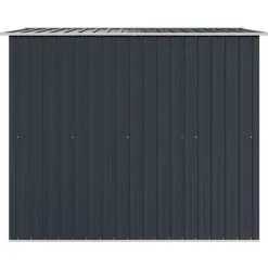vidaXL - Tuinschuur - Antraciet - Staal