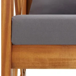 vidaXL - Tuinset - Grijs - Hout