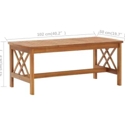 vidaXL - Tuinset - Grijs - Hout