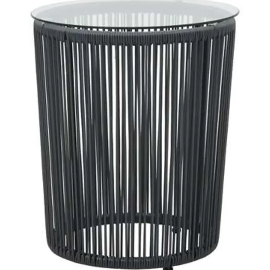 vidaXL - Tuinset - Grijs - Polyetheen