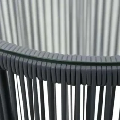 vidaXL - Tuinset - Grijs - Polyetheen