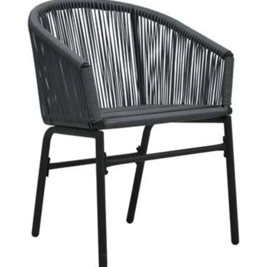 vidaXL - Tuinset - Grijs - Polyetheen