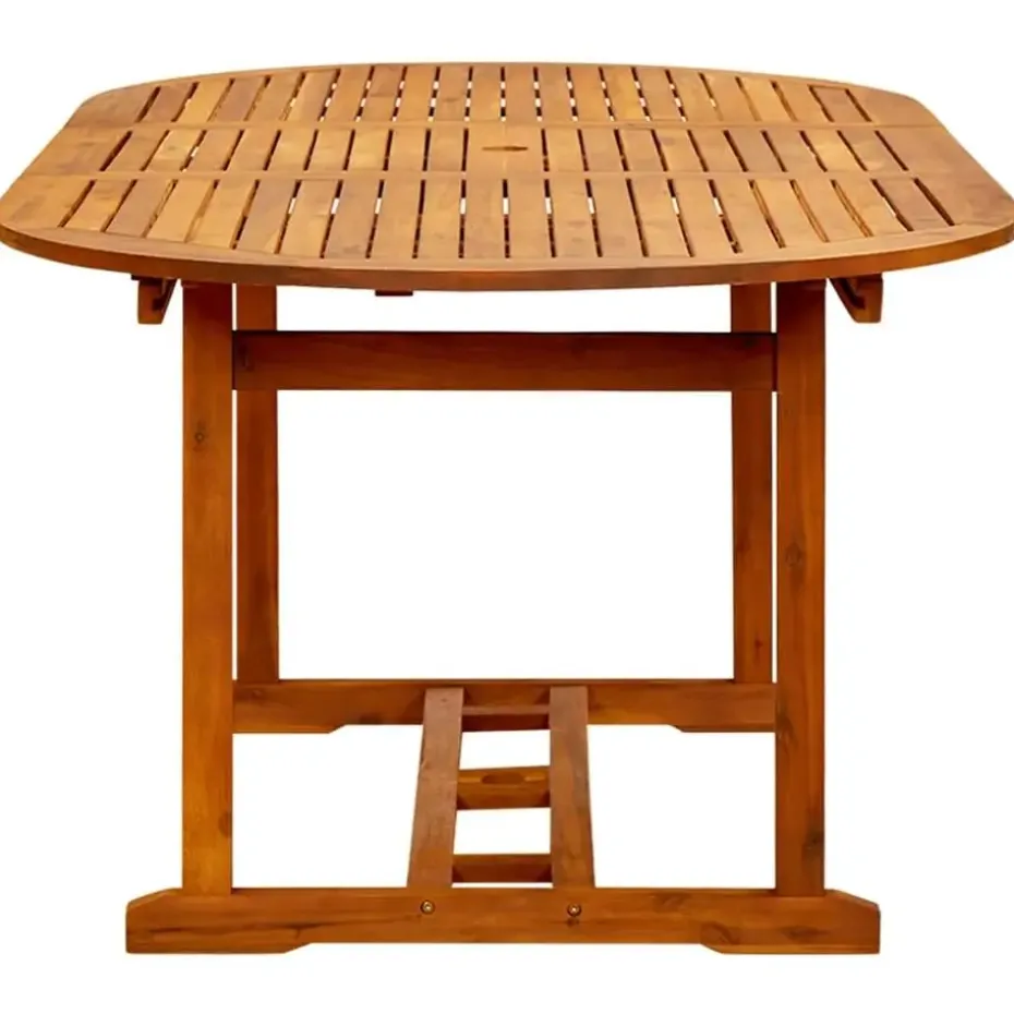 vidaXL - Tuinset grijs - 6 fauteuils en (150-200)x90 cm tafel - Poly rattan
