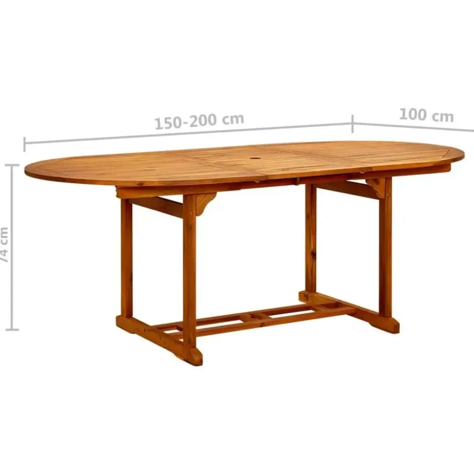 vidaXL - Tuinset grijs - 6 fauteuils en (150-200)x90 cm tafel - Poly rattan
