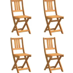 vidaXL - Tuinstoel - Bruin - Massief acaciahout - 36 x 46 x 86cm