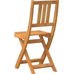 vidaXL - Tuinstoel - Bruin - Massief acaciahout - 36 x 46 x 86cm