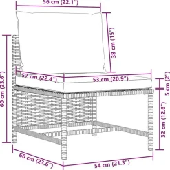 vidaXL - Tuinstoel - Zwart - Rattan