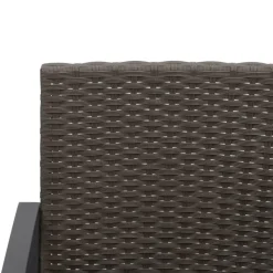 vidaXL - Tuinstoelen - Zwart - Polypropyleen - 2 stuks
