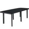 vidaXL - Tuintafel - Antraciet - Kunststof