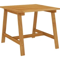 vidaXL - Tuintafel - Bruin - Acaciahout - 88 x 88 x 74 cm