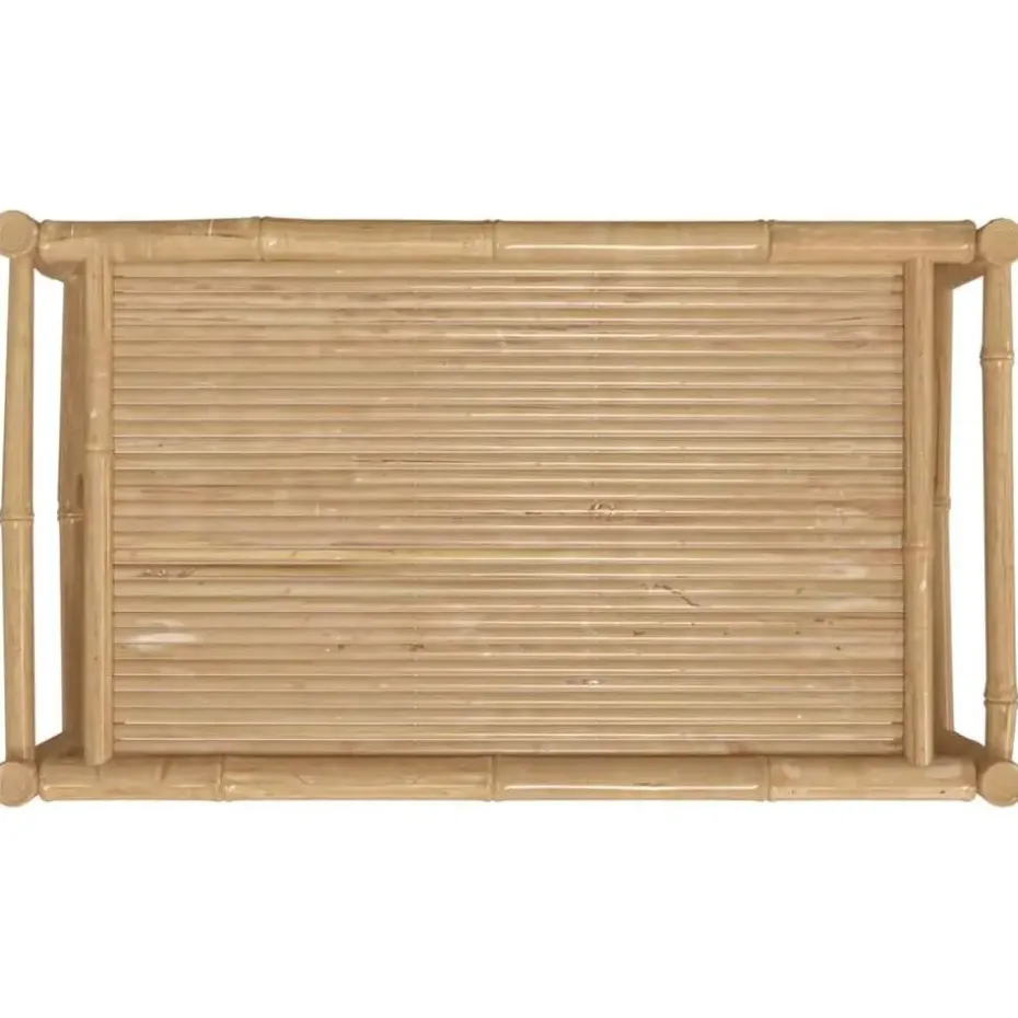 vidaXL - Tuintafel - Bruin - Bamboe - 100 x 55 x 33 cm