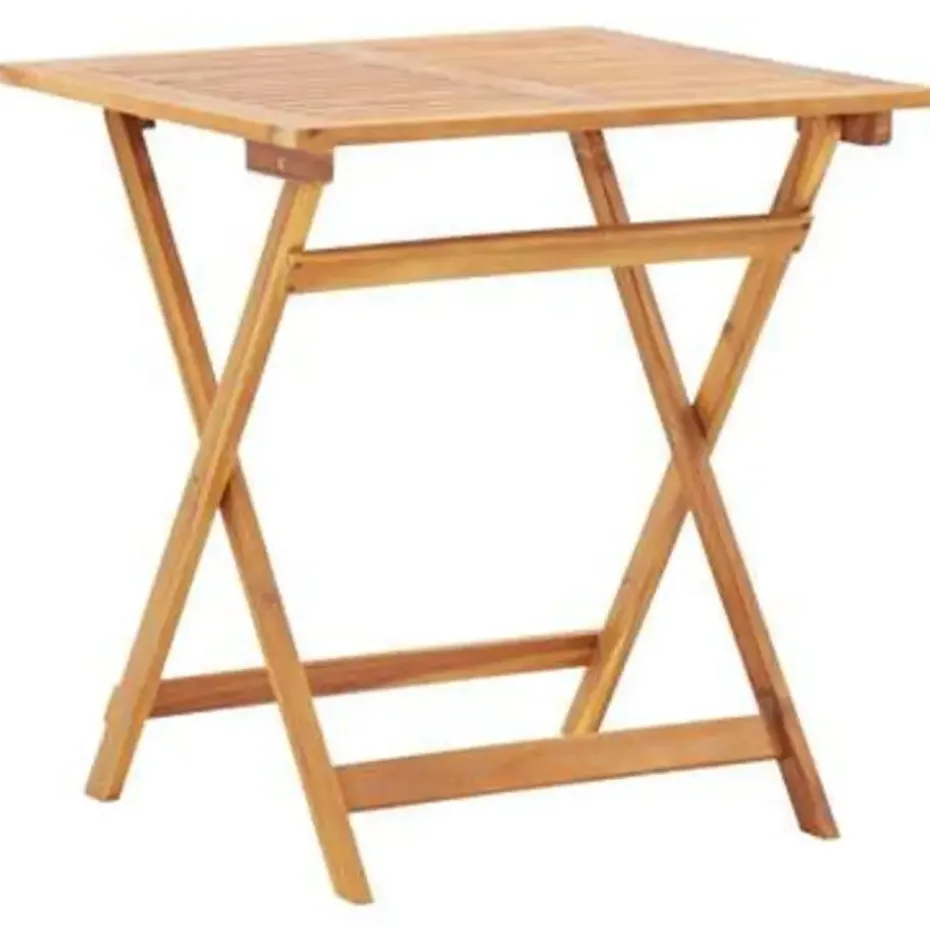 vidaXL - Tuintafel - Bruin - Hout