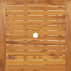 vidaXL - Tuintafel - Bruin - Hout