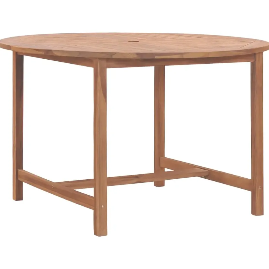 vidaXL - Tuintafel - Bruin - Hout