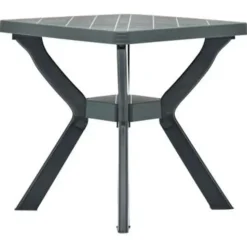 vidaXL - Tuintafel - Groen - Kunststof