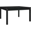 vidaXL - Tuintafel - Zwart - Massief grenenhout - 82.5 x 82.5 x 45 cm