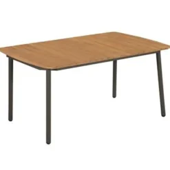 vidaXL - Tuintafel En Stoel - Bruin - Hout