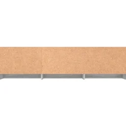 vidaXL - Tv-kast - Grijs - Bewerkt hout