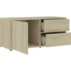 vidaXL - Tv-meubel - Bruin - Bewerkt hout